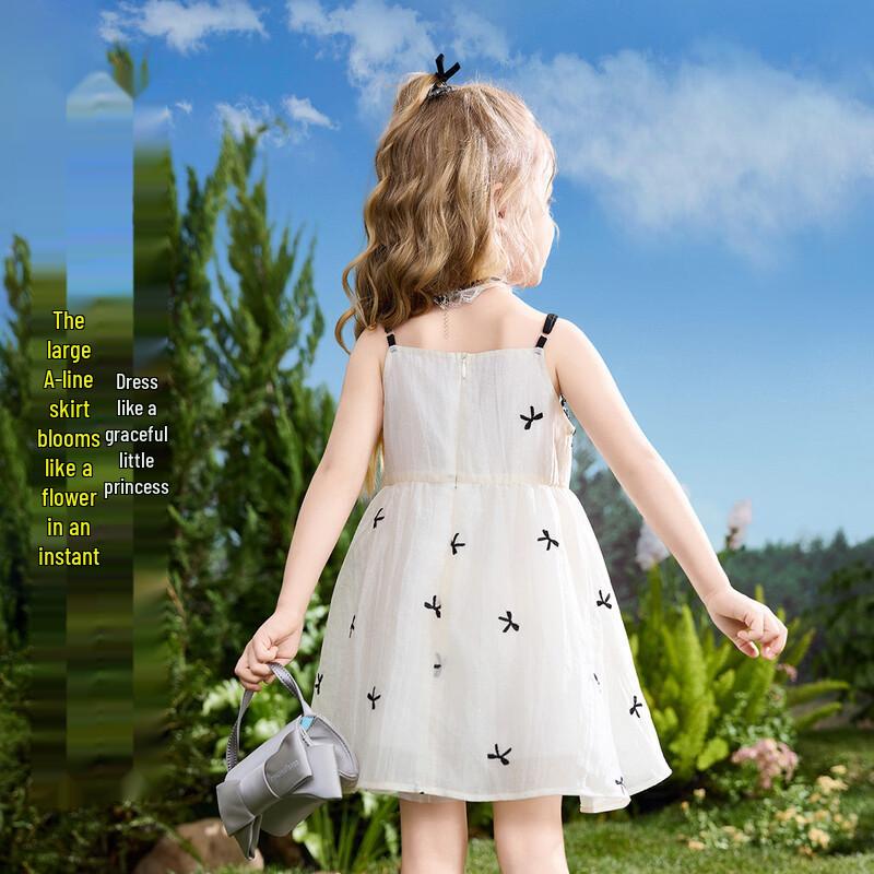 ASK JUNIOR Girls' Summer Mesh Tutu Dress
