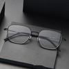 Pure Titanium Glasses Frame Men Women New Pilot Optical Myopia Prescription Eyeglasses Frame Full Korean Screwless Eyewear