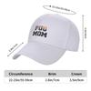 Pug Mom City Design Sun Baseball Cap Summer y2k Funny Trucker Hat For Unisex-Teens Kpop Rock Hats
