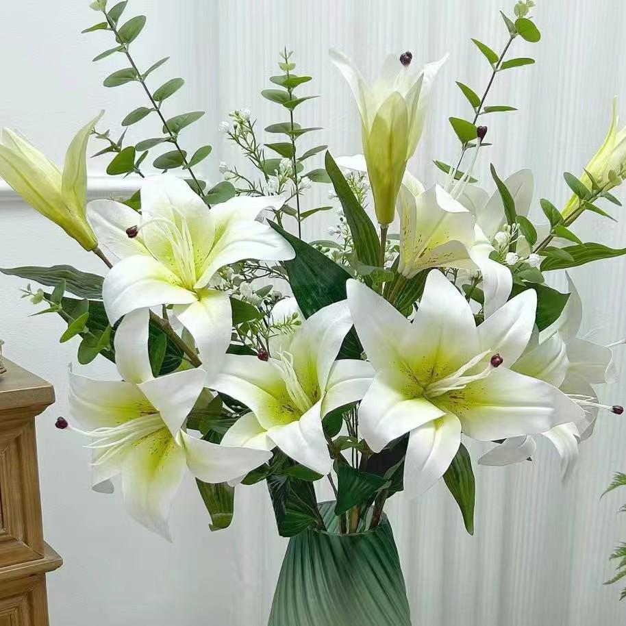 Nordic Large Resin Rattan Vase for Dried Flowers - Ceramic Look, Iron Art Floor Decoration.
