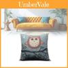 Only Pillowcases Minimalist Cartoon Owl Throw Pillow With Removable Linen Cover For Home Decor