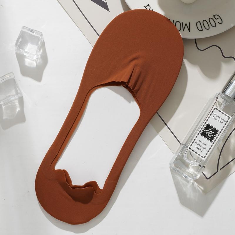 Men's Socks Invisible Low High Quality Matching Casual Socks Bulk Breathable Silicone Non-Slip Comfortable Ice Sock