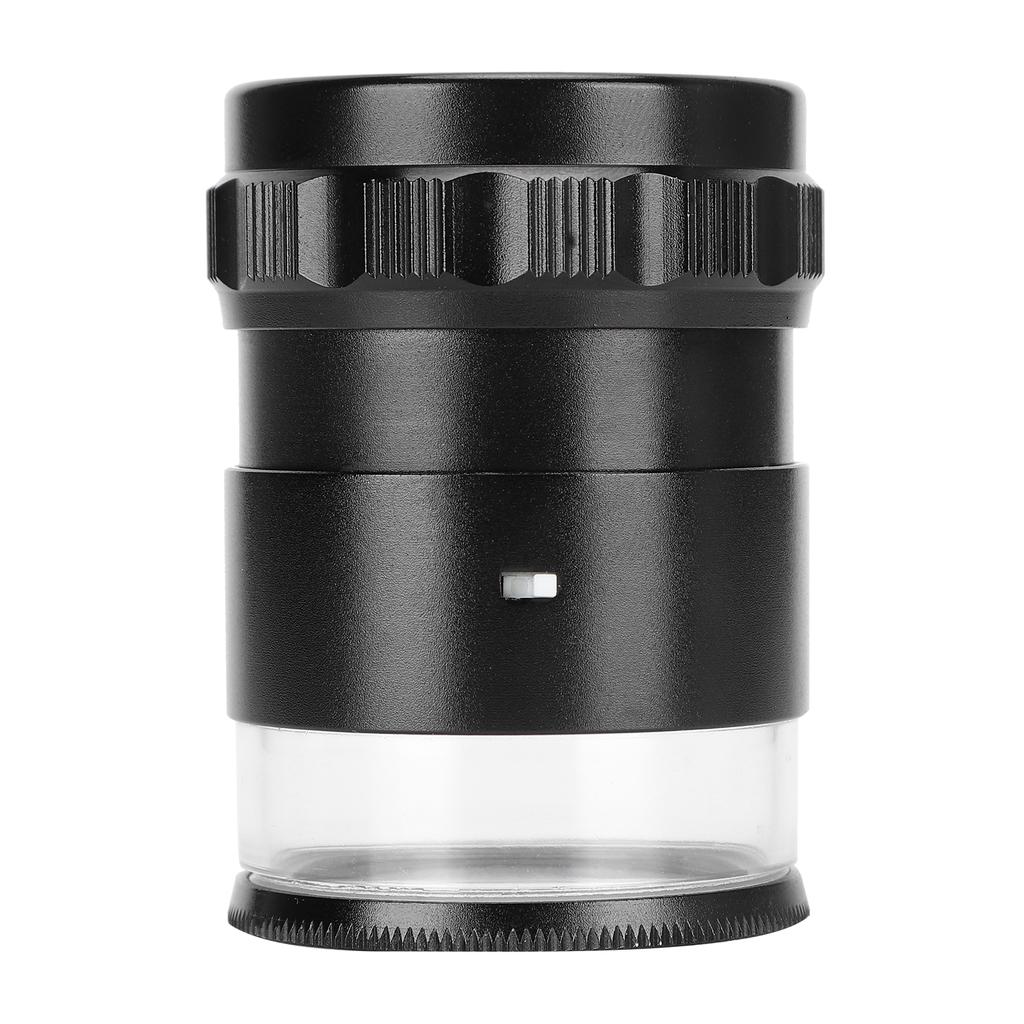 8LED 10X Magnifier Loupe with Scale High Definition Adjustable Magnifying Glass
