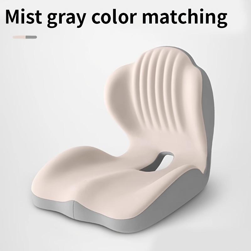 Integriertes Hüft- und Lendenwirbelstützkissen, Ergonomischer Memory-Schaum, Hochfeste Rückenunterstützung, Atmungsaktiv, Geeignet für Zuhause, Büro, Arbeitszimmer, Wohnzimmer 1pc