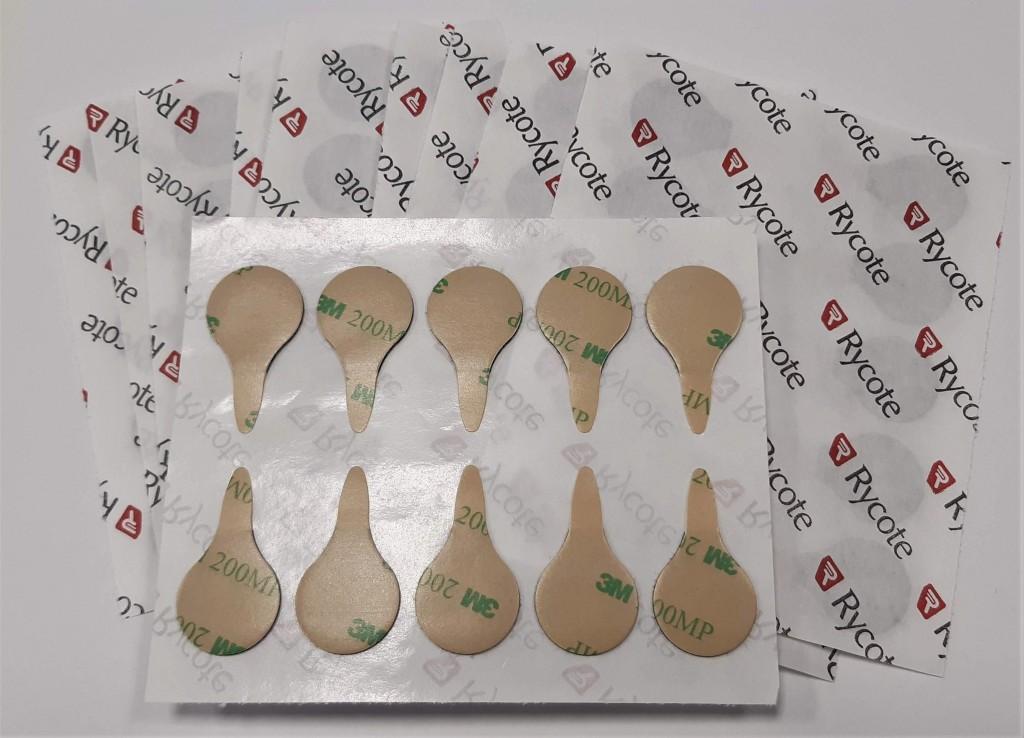Rycote Stickies - Stickers for Lavalier Microphones 100 Pcs.
