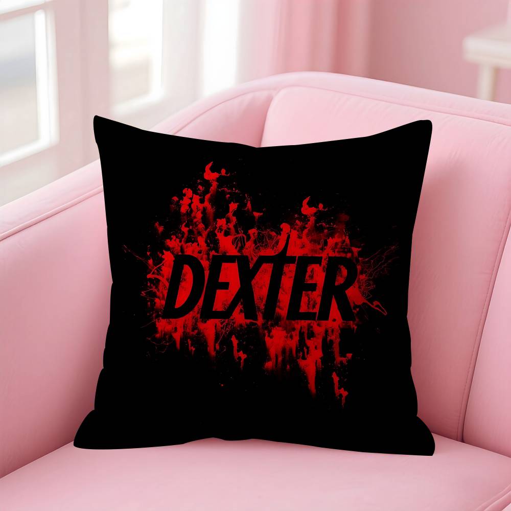 Dexter Morgan TV Office Cushion Pillowcase Car Cushion Cover45X45CM Lumbar Pillowcase Sofa Pillowcover
