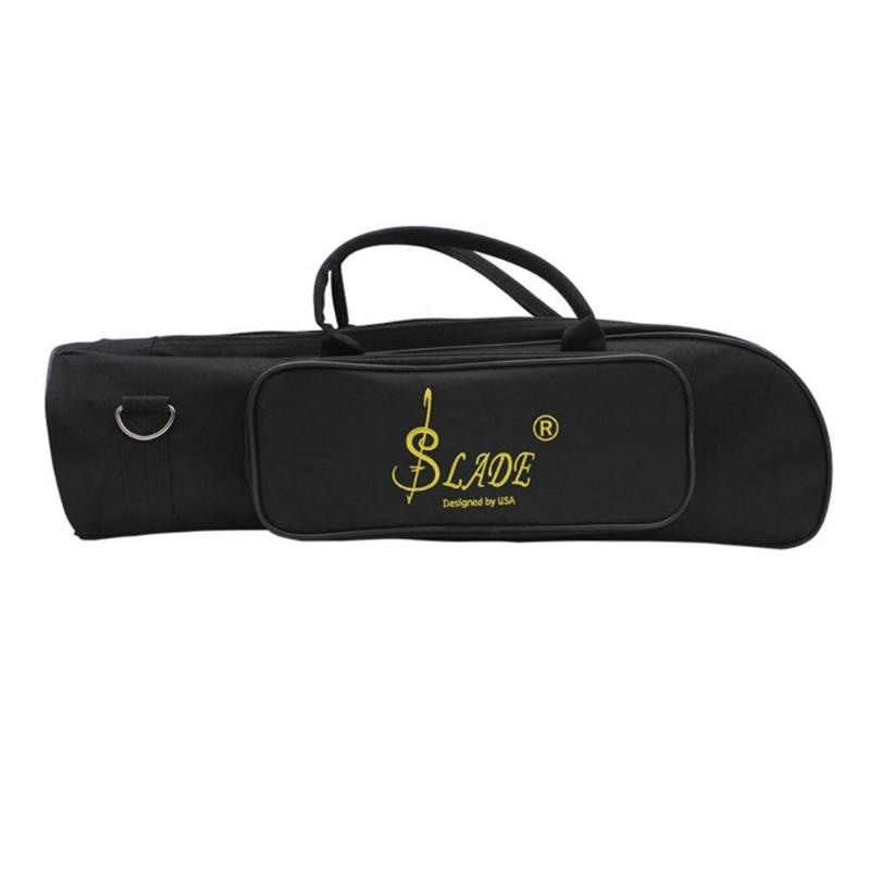 Double Zippers Design Storage Case Trumpet Carrying Case Waterproof Trumpet Bag Lightweight Trumpet Case Trumpet Gig Bag