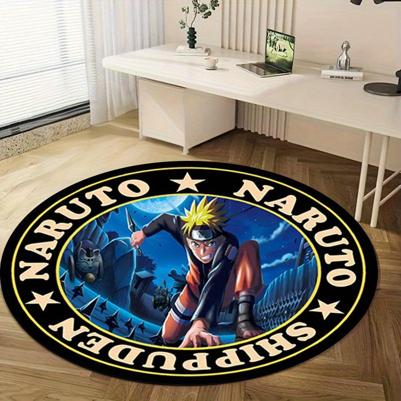 1pc Naruto Shippuden Anime Theme Circular Rug - Home Decor, Office Round Mat, Outdoor Carpet Gift for FansRC2754