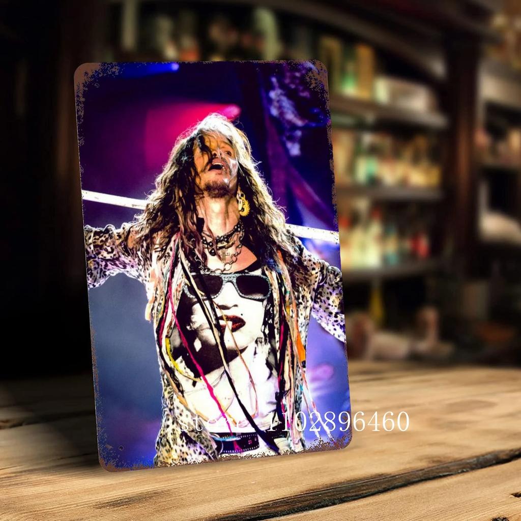 Steven Tyler Metal Plaques & Signs wall decor Vintage Tin Signs Captain Metal Poster Decor for Bar Pub Club Wall Decoration