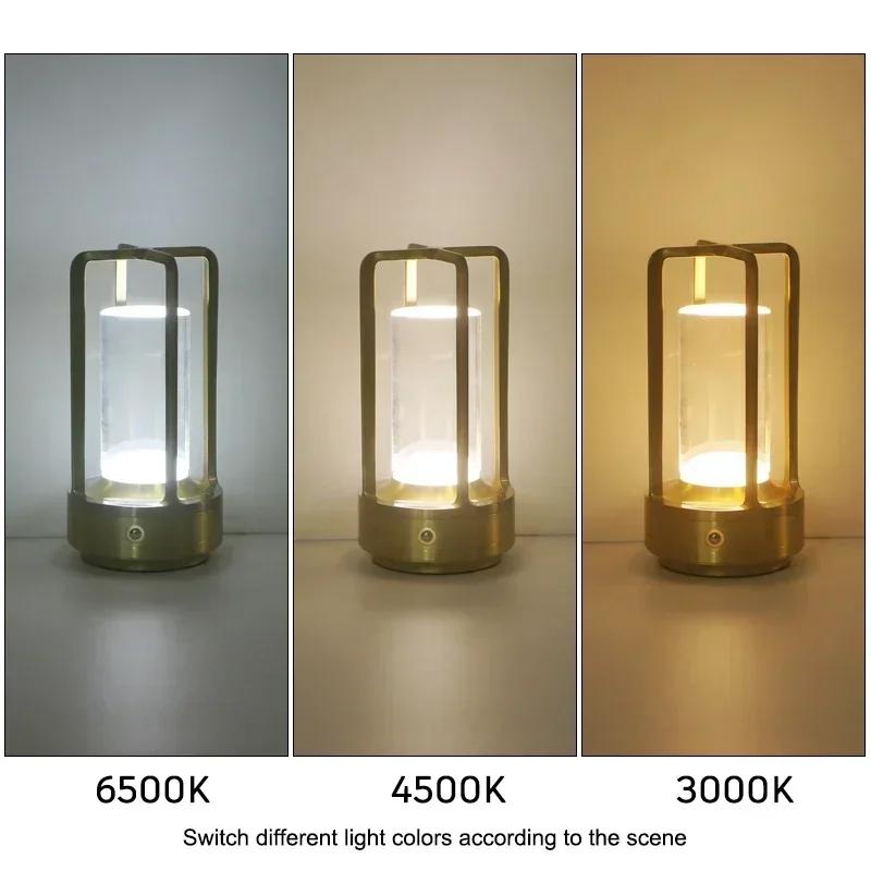 Nachtlicht Schwarz Gold Silber Tischlampe Touch USB-Laden Umgebungslicht Geeignet für Schlafzimmer Wohnzimmer