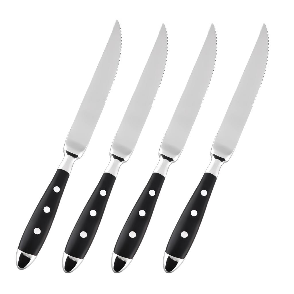 Classic Elegant Stainless Steel Cutlery Set Fork Spoon Knife Full Dinning Fork Steak Knife Teaspoon Creative Dinnerware Set