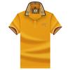 Summer Men'S Plaid Polo Shirt With A Turn-Down Collar Loose Fit Large Size Business Casual Dad-Style Short-Sleeve T-Shirt