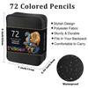 Pencil Set with Colored Professional Pencil Set for Adult Coloring Ideal for Coloring and Painting by and Artists Pouch 72-Color 3-Color Sketchbook,