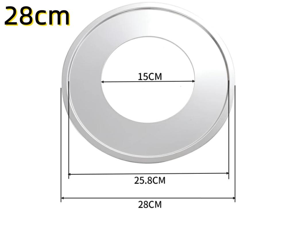 Steamer for Chinese steamer stainless stand/platform baskets, steel, 18.1cm-32cm (28cm)