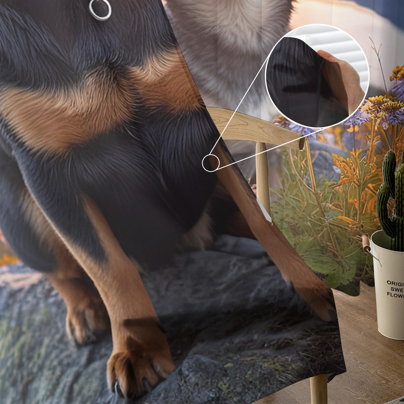 Gouhuacong Горный Пик Небо Облако Река Оконные Шторы Для Гостиной Спальни Кухни Шифоновые — фото 5