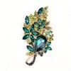 SKEDS Women Girls Luxury Rhinestone Large Size Pin Exquisite Fully Crystals Creative Women's Badges Banquet Brooch Jewelry