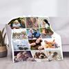 Custom Blanket With Picture Collage  Blankets Birthday Souvenir Christmas Gifts  Throw Blanket