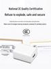 Universal 5V2A/5V1A Fast Charger Head for Android, Type-C USB Plug