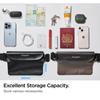 Spigen Aqua Shield A620 Waterproof Waist Bag Set (2 Pack) - Black, IPX8 Rated