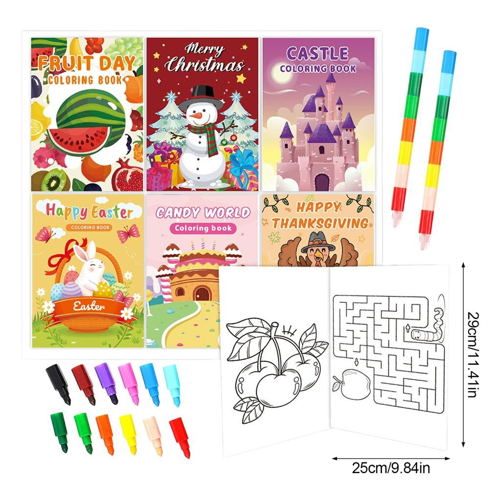 Dinosaurs Coloring-Books For Kids Premium Paper Art Educational Toy