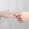 Ferris Wheel Mobius Couple Open Rings Fashion Jewelry Men Women Adjustable Size