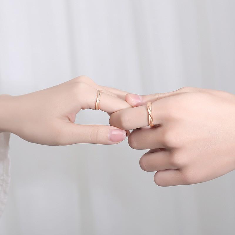 Ferris Wheel Mobius Couple Open Rings Fashion Jewelry Men Women Adjustable Size