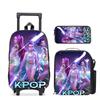 Kpop Witch Hunters Casual Backpack Digital Printing Men'S And Women'S Commuter Backpack Rod Backpack Student Bag