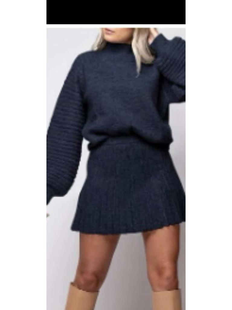 2023 Herbst/Winter Damen Europäischer und Amerikanischer Pullover Set