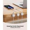Magnetic Holder Strong Adhesive,easy To open.Organizes Phone Charging Cords neatly.For Home,office,car,desk,nightstand.