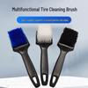 Black Hard Bristle Tire Cleaning Brush - Stain Removal Car Detailing Tool