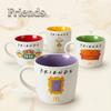 Friends Central Perk Ceramic Coffee Mug Classic TV Show Merchandise Novelty Tea Cup for Fans Home Office Gift