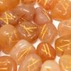 Yellow Aventurine Rune Stones 25-Piece Set with Pouch