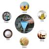 Universal Foldable Car Engine Funnel Silicone Liquid Funnel Washer Fluid Change Portable Auto Engine Oil Petrol Change Funnel