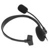 S480 Telephone Headset 3.5mm Plug Noise Reduction Adjustable Single Ear Customer Service Headset for Computers Black