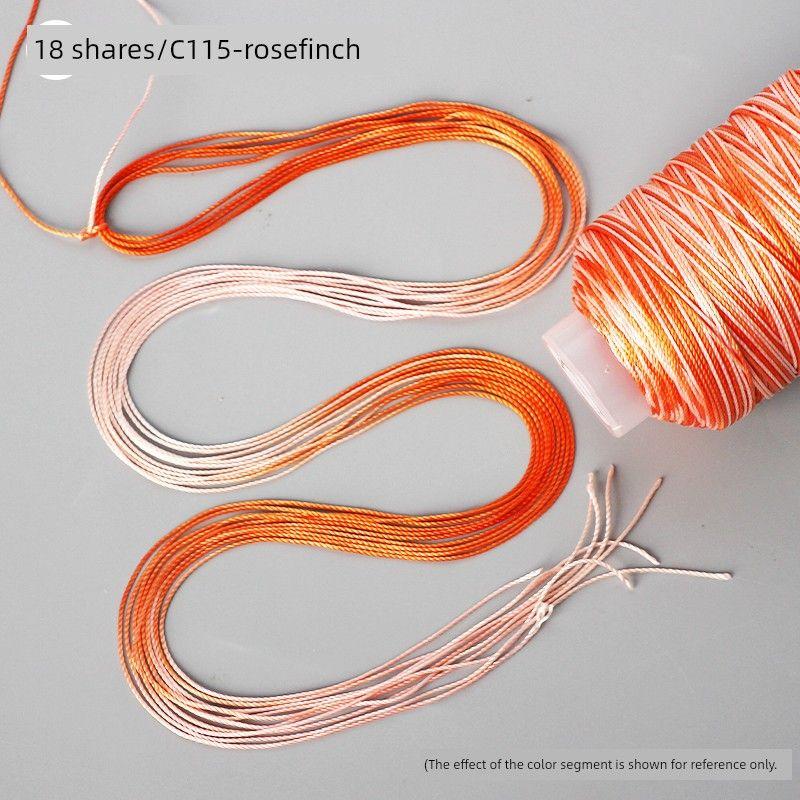 

Циси Красочный плетеный шнур Ручная работа Подвеска Секционный окрас