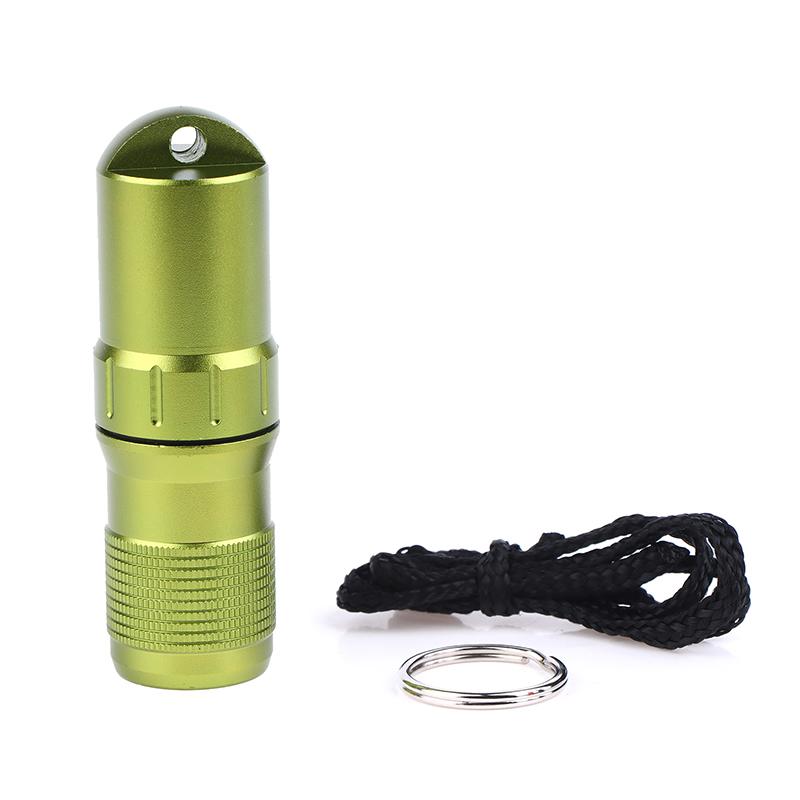 Portable Pill Case Waterproof Edc Container Capsule Airtight Aluminum Alloy Pill Bottle Keychain Travel Pill Holder Organsizer
