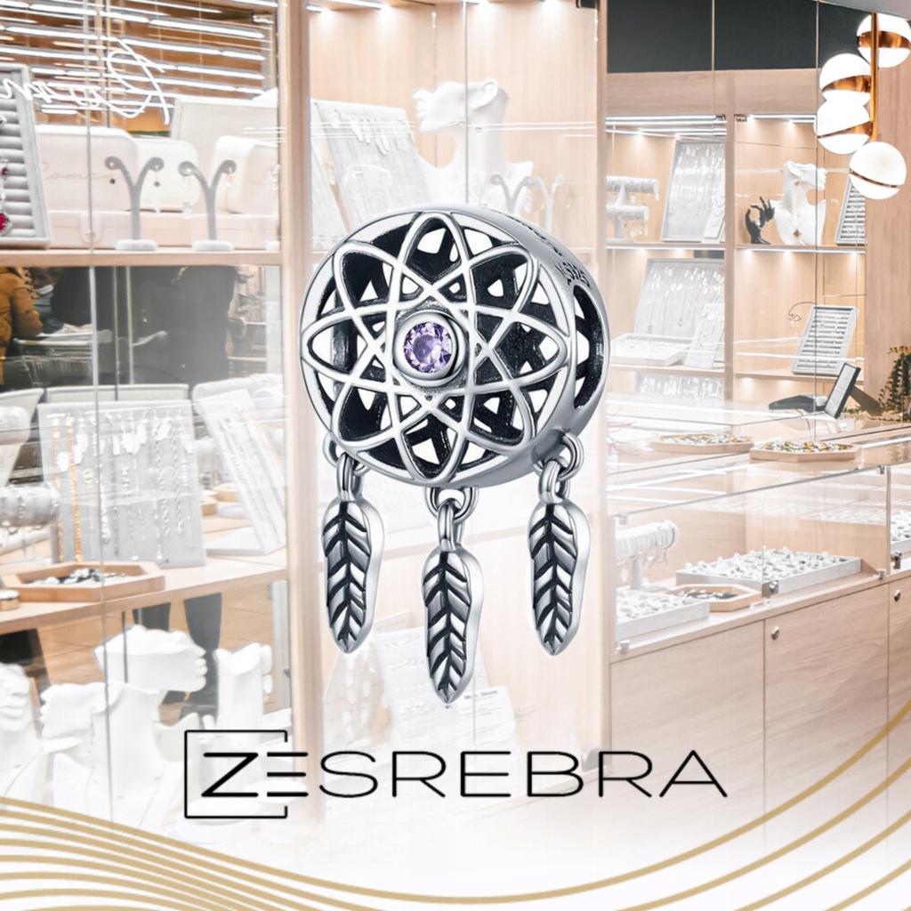 Dreamcatcher Charms 925 Feathers Bead Pendant Charms