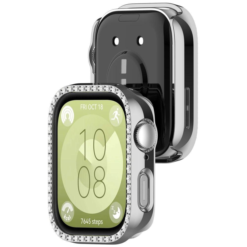 Nowy Błyszczący Diamentowy Zderzak Do Huawei Watch Fit 3 Etui Ochronne Na Ekran Odporne Na Zarysowania Obudowa Do Huawei Watch Fit 3 Smart Watch