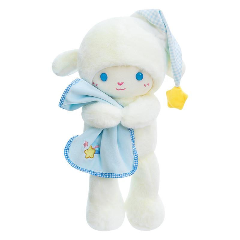 Sleepy Sheep Plush Toy With Pp Cotton Filling For Kids Bedtime Comfort And Gift
