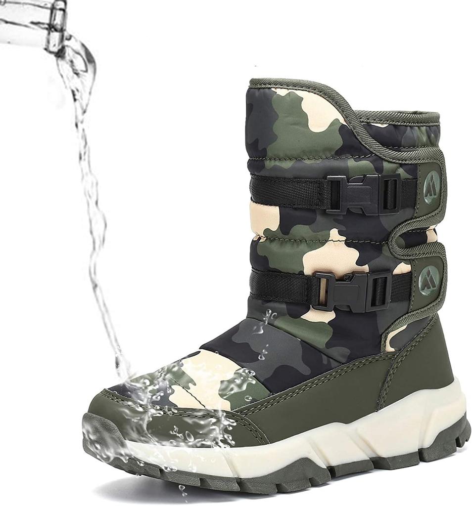 Putu and Junior Snow Waterproof and Warm for Girls and Size Kids' Boots, Boys, 21.0cm