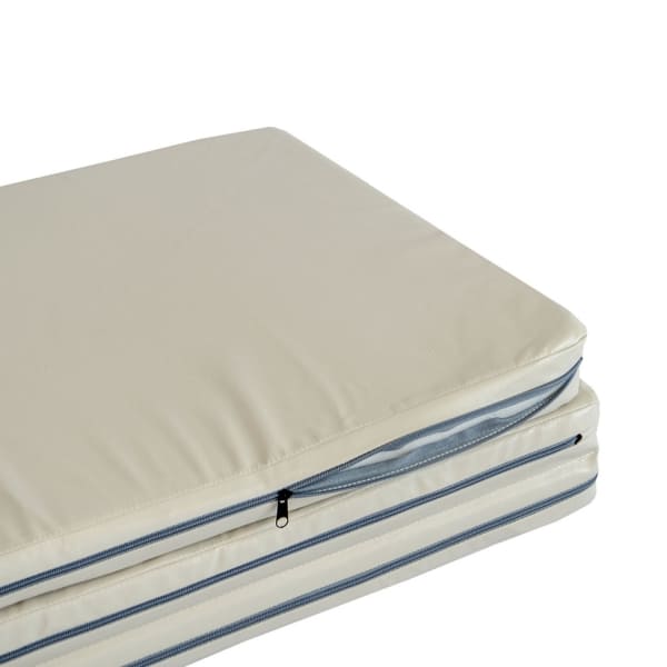 gymnastic mat Gamma 150x100x10 trzyczęściowy - gray