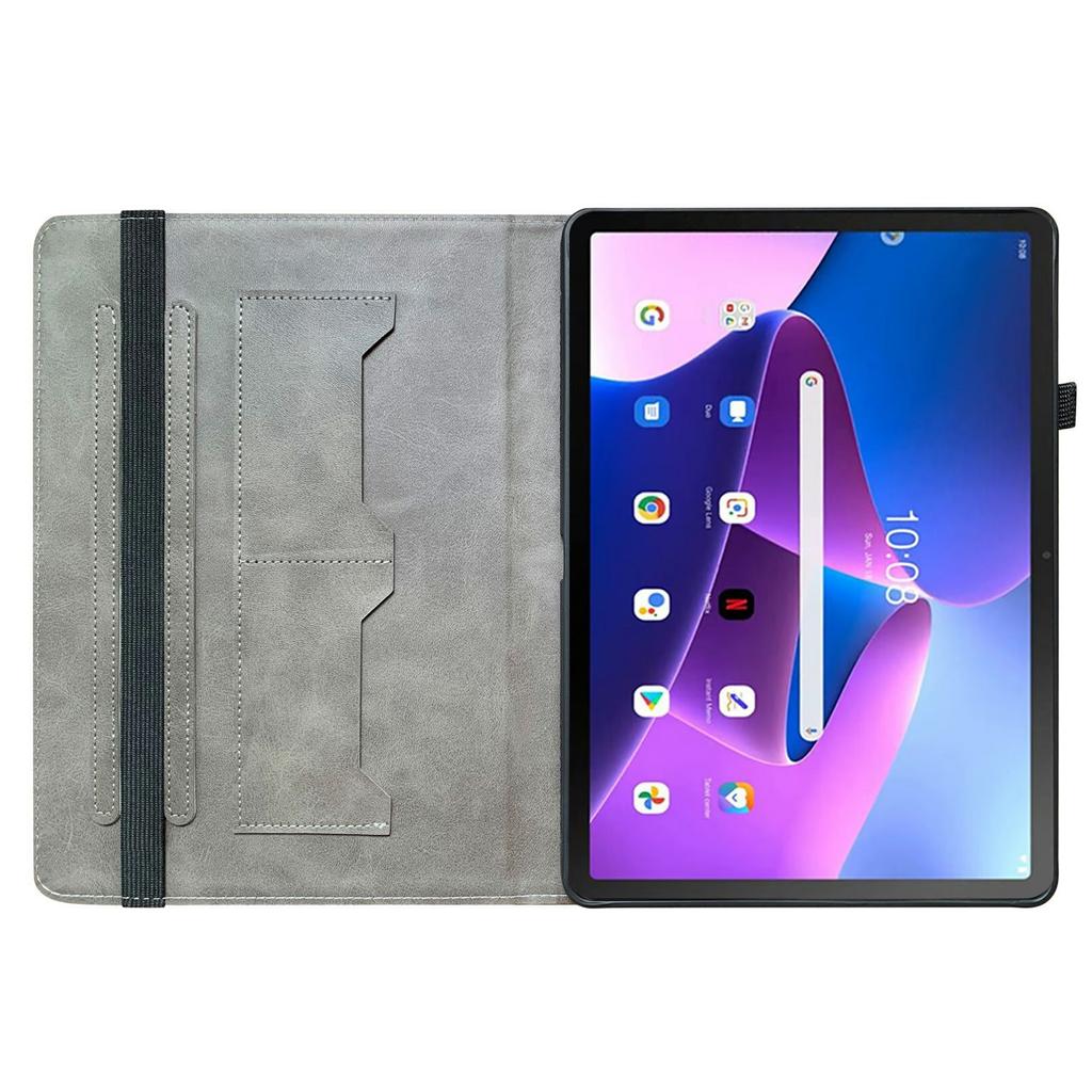 For Lenovo Tab TB311FU Leather Case Pattern Printed Stand Tablet Cover with Card Slots