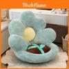 Petal Cushion Car Seat Pillow Plush Sunflower Decor For Travel Comfort