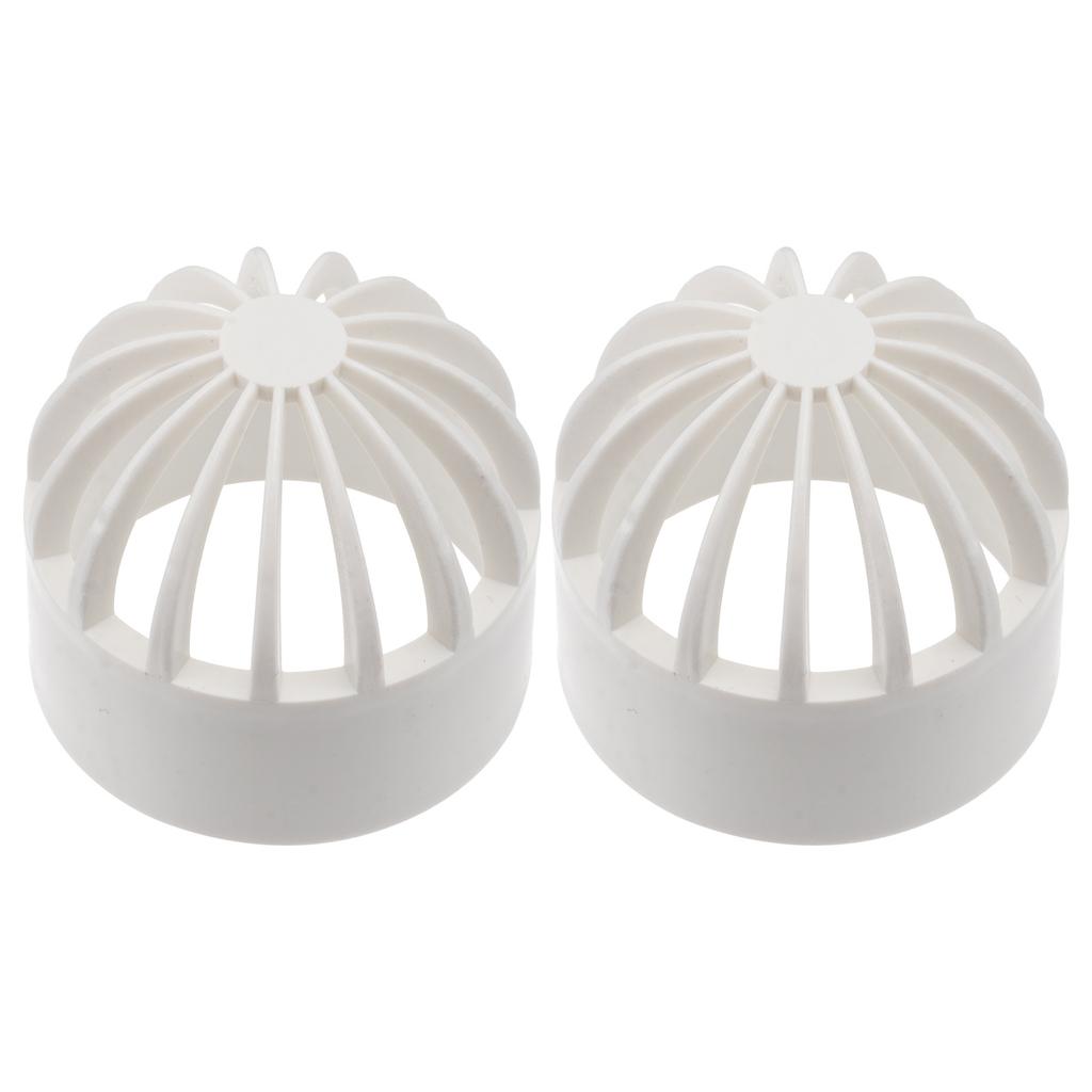 2pcs Aquarium Pvc Permeable Cover Fish Tank Filter Screen For Fishpond Seafood Pond Plastic Water Accessories Pet Supplies