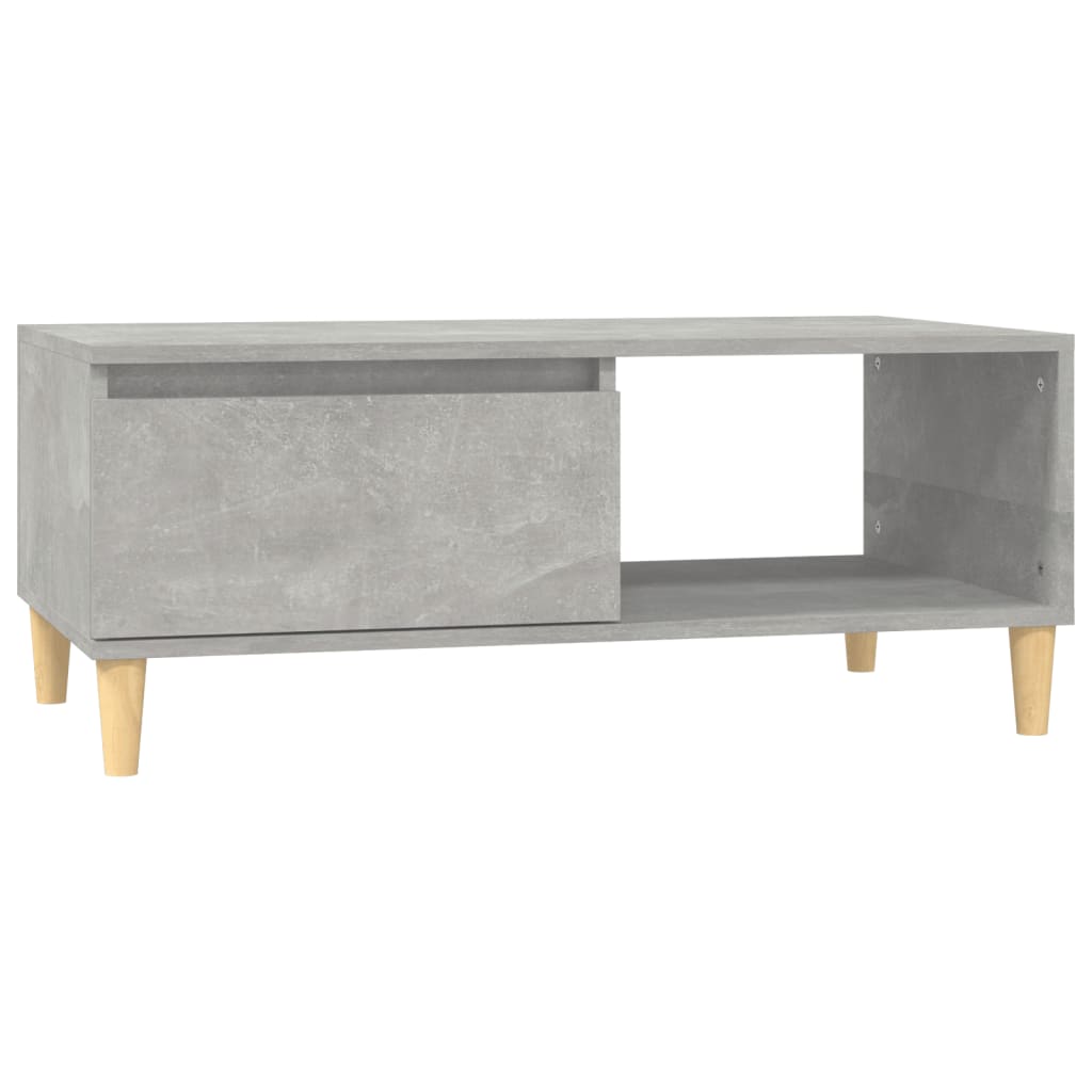 Vidaxl Couchtisch, Beton Grau, 90x50x36,5 cm