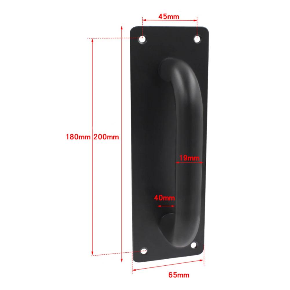 For Fire Doors Push Pull Handles Fireproof Door Handles Door Hardware Solutions 20x6.5x6.5cm Heavy Usage Resistance