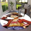 One Piece Monkey D Luffy Round Area Rug Carpet Rug For Living Room Bedroom Sofa Playroom Decor Nonslip Floor Mat