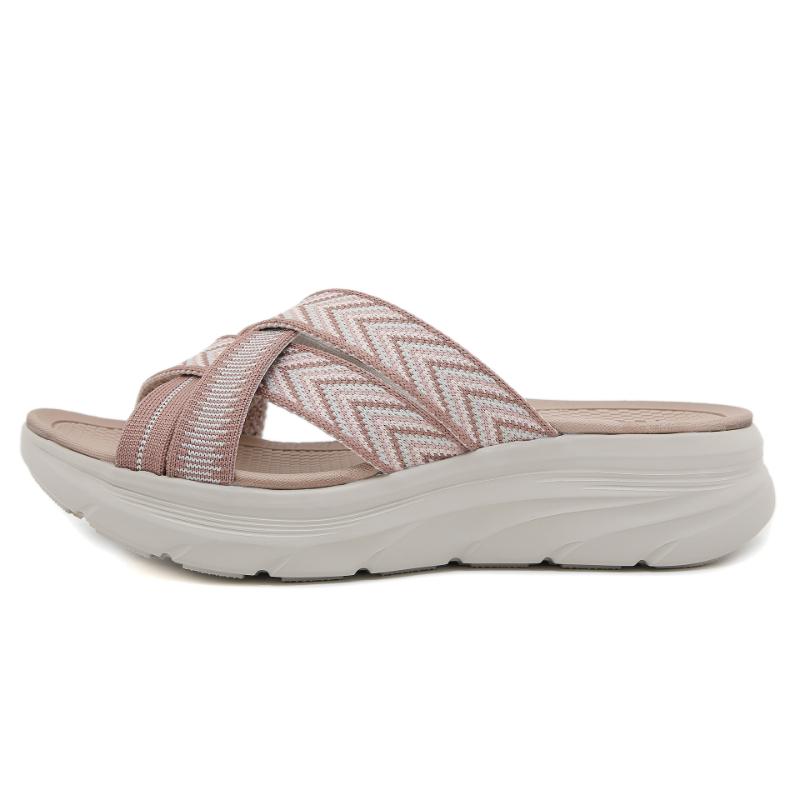 2025 Summer New Sandals For Women Light Sports Style Comfortable Rubber Large-Sized Thick-Soled Slippers Casual Outside Wear