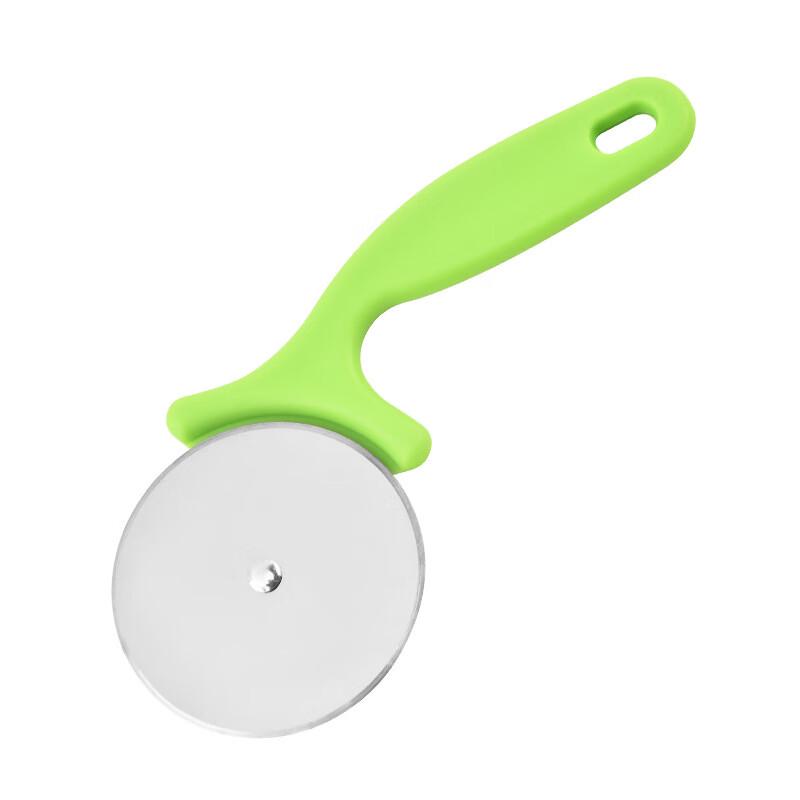 ZISIZ Edelstahl Pizza Schneider mit Kunststoffgriff