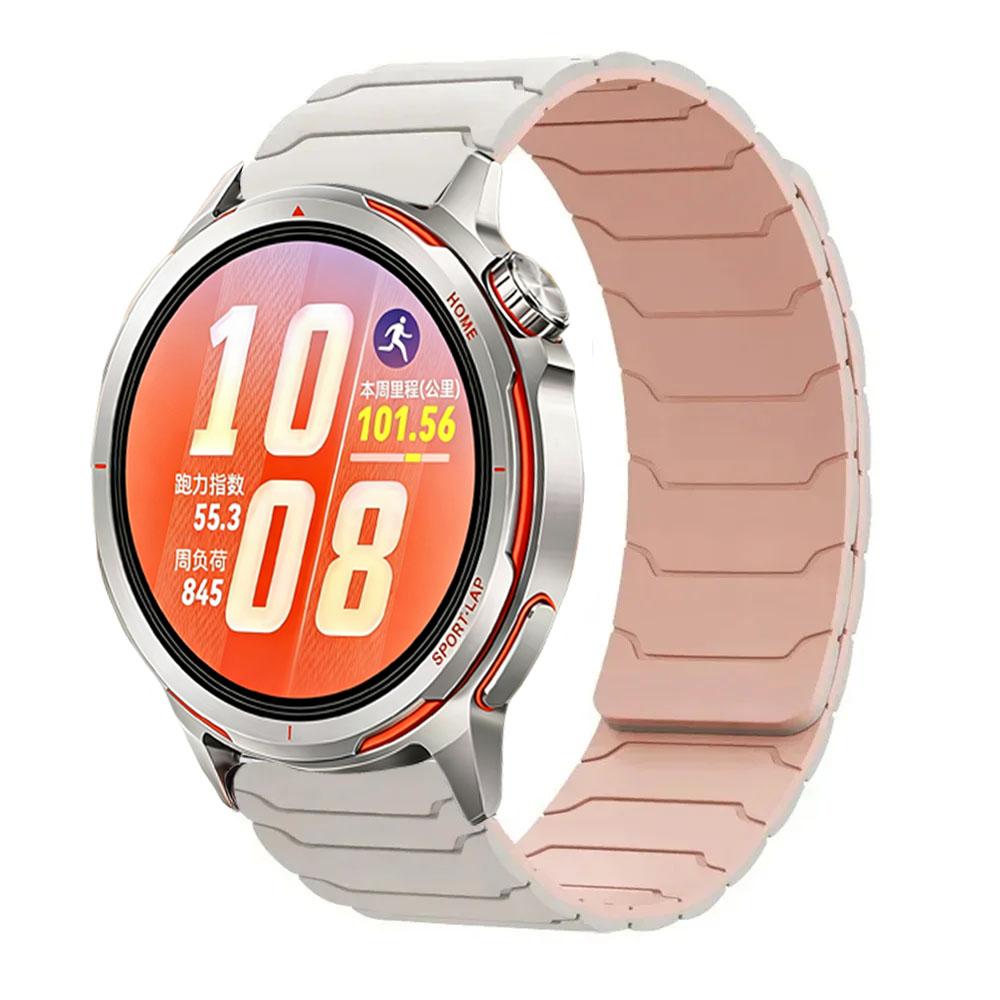 20mm 22mm Silicone Band for Huawei Watch GT Runner 2 Ultimate 2 GT6-5-4-3-2 46mm Magnetic Bracelet Amazfit Bip Max Balance 3 2